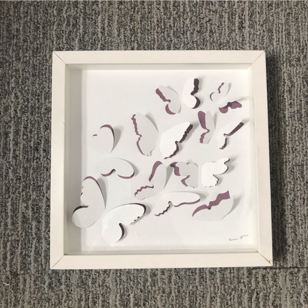 IKEA Olunda Butterfly 3-D Shadowbox